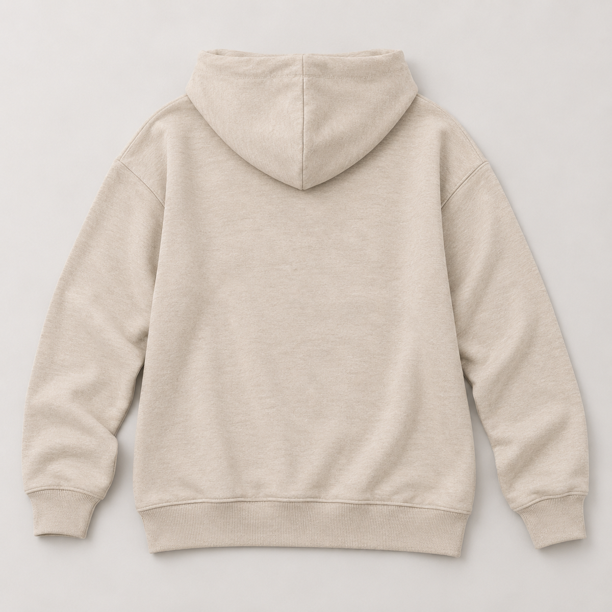 Headays Oatmeal Beige Hooded Lounge Sweatshirt with Matching Short Set Look