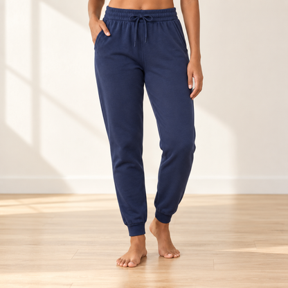 Headays Deep Navy Soft Lounge Jogger Pants with Drawstring Waistband