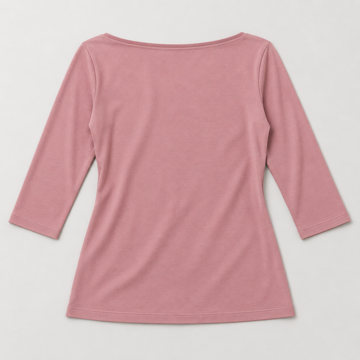 Headays Dusty Pink Three-Quarter Sleeve Lounge Top with Boat Neckline