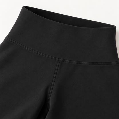 Headays Black High-Waist Soft Lounge Shorts with Smooth Waistband