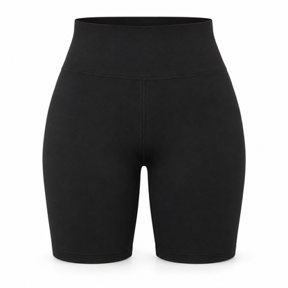 Headays Black High-Waist Soft Lounge Shorts with Smooth Waistband
