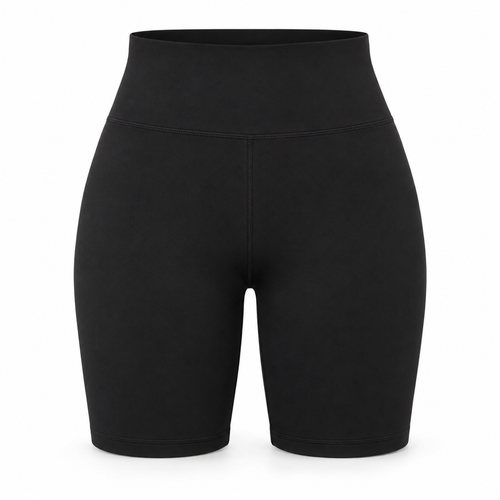Headays Black High-Waist Soft Lounge Shorts with Smooth Waistband