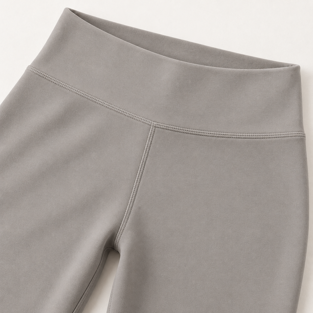 Headays Warm Stone Gray High-Waist Flare Lounge Pants with Smooth Waistband