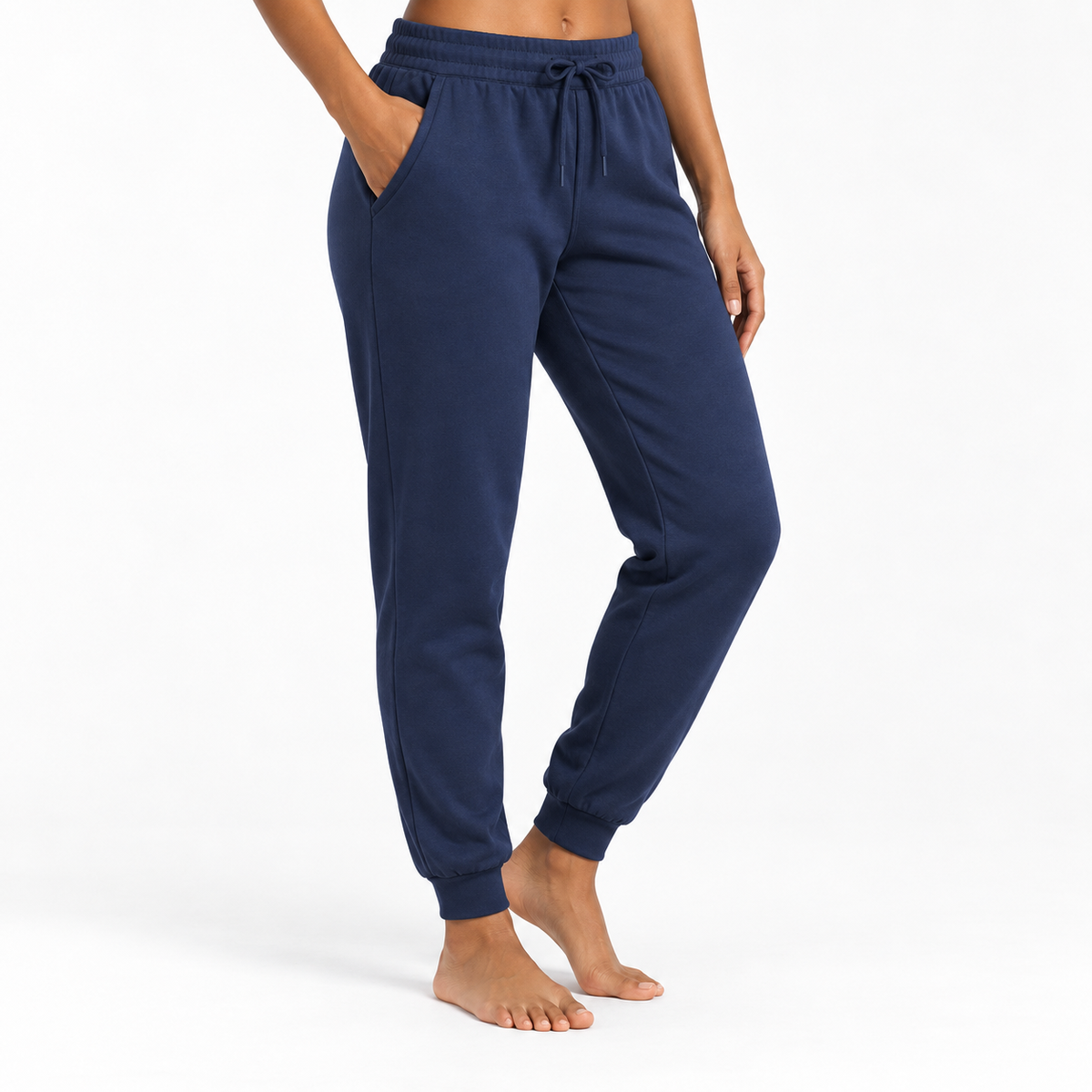 Headays Deep Navy Soft Lounge Jogger Pants with Drawstring Waistband